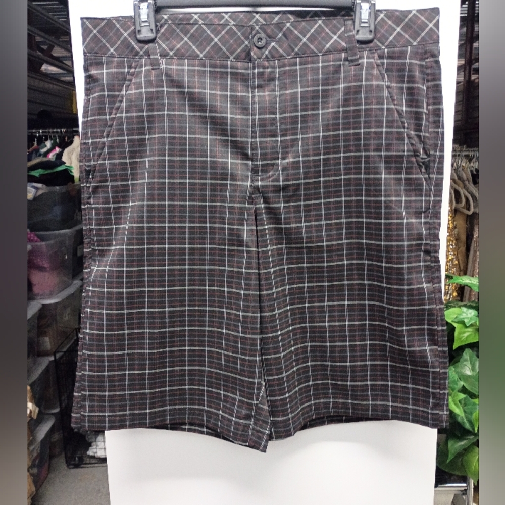 Fila Golf Shorts in Black and Blue